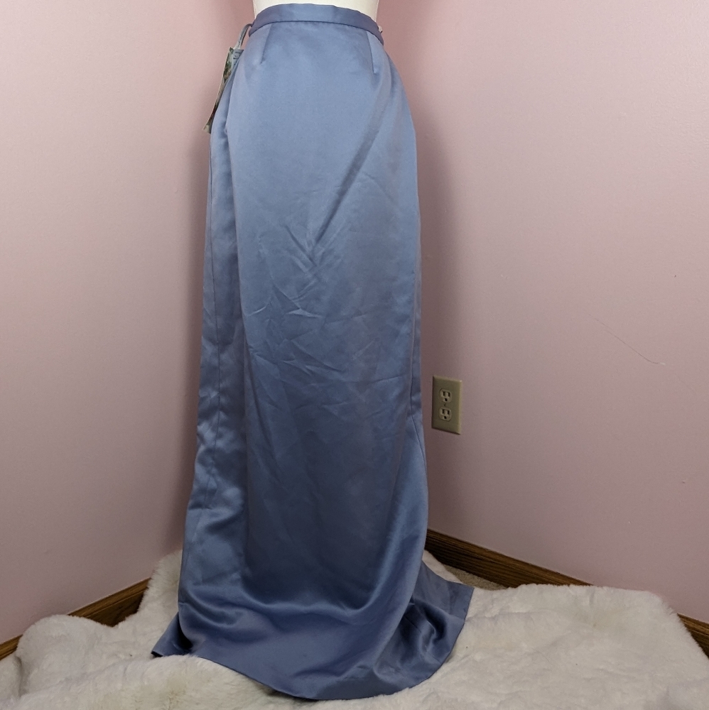 Blue maxi skirt